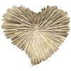 Mauro Ferretti ciotola decorativa cuore 29x5x25 cm oro