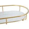 Mauro Ferretti ciotola decorativa 2 livelli 36x22,5x27 cm oro