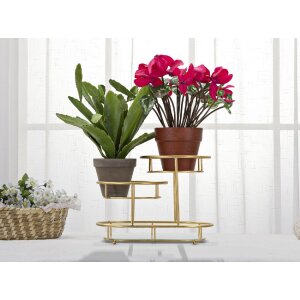 Mauro Ferretti ciotola decorativa 3 Livelli 36x22,5x27 cm oro