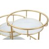 Mauro Ferretti ciotola decorativa 3 Livelli 36x22,5x27 cm oro