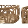 Mauro Ferretti set vassoio Fuji 3 pezzi Ø 50x16-40x14-30x12 cm marrone