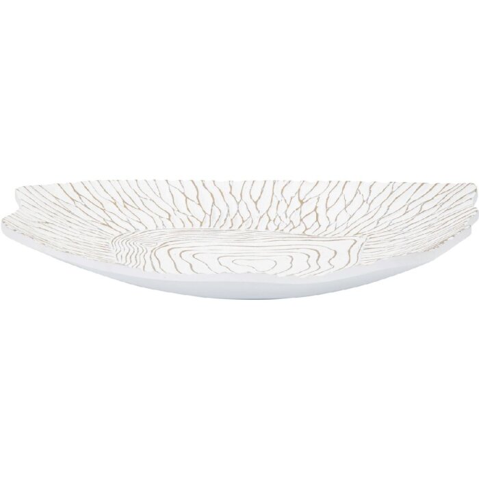 Mauro Ferretti ciotola decorativa 37x34x6 cm bianco