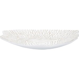 Mauro Ferretti ciotola decorativa 37x34x6 cm bianco