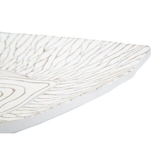 Mauro Ferretti ciotola decorativa 37x34x6 cm bianco
