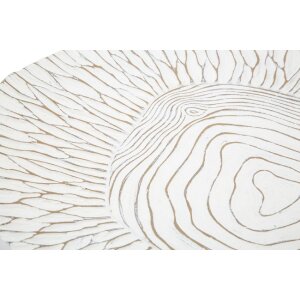 Mauro Ferretti ciotola decorativa 37x34x6 cm bianco