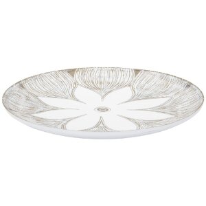 Mauro Ferretti vassoio decorativo Atene Poliresina Bianco...