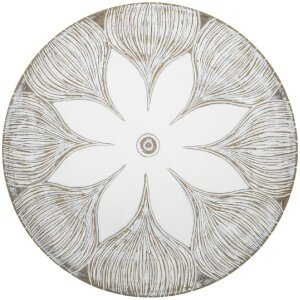Mauro Ferretti vassoio decorativo Atene Poliresina Bianco...