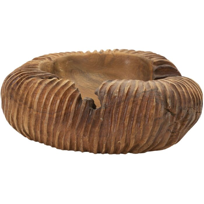Mauro Ferretti ciotola decorativa Garit 37x40x16 cm marrone