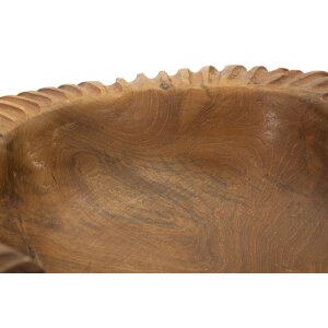 Mauro Ferretti ciotola decorativa Garit 37x40x16 cm marrone