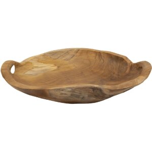 Mauro Ferretti ciotola decorativa Wahan 42x36x7 cm marrone
