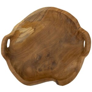 Mauro Ferretti ciotola decorativa Wahan 42x36x7 cm marrone