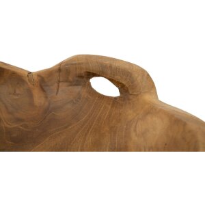 Mauro Ferretti ciotola decorativa Wahan 42x36x7 cm marrone