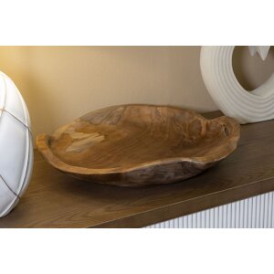 Mauro Ferretti ciotola decorativa Wahan 42x36x7 cm marrone