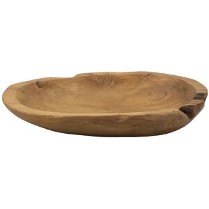 Mauro Ferretti ciotola decorativa Wahan 43x38x7 cm marrone