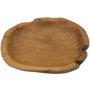 Mauro Ferretti ciotola decorativa Wahan 43x38x7 cm marrone