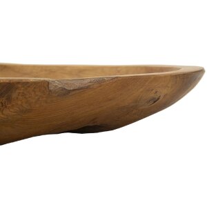 Mauro Ferretti ciotola decorativa Wahan 43x38x7 cm marrone
