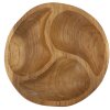 Mauro Ferretti ciotola decorativa 3 pezzi Ø 25,5x3 cm marrone