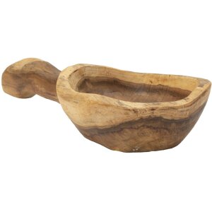 Mauro Ferretti cucchiaio decorativo 36x16x8 cm marrone