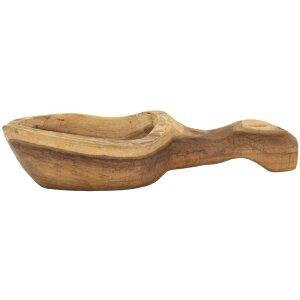 Mauro Ferretti cucchiaio decorativo 36x16x8 cm marrone