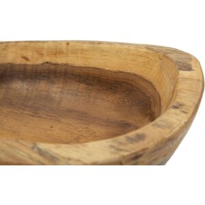 Mauro Ferretti cucchiaio decorativo 36x16x8 cm marrone