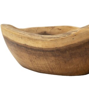 Mauro Ferretti cucchiaio decorativo 36x16x8 cm marrone