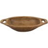Mauro Ferretti ciotola decorativa Wan 37x26,5x7 cm marrone