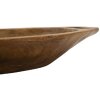 Mauro Ferretti ciotola decorativa Wan 37x26,5x7 cm marrone