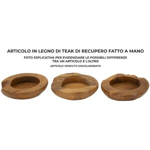 Mauro Ferretti Erusi ciotola decorativa Ø 20x6 cm marrone