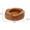 Mauro Ferretti Erusi Plus ciotola decorativa Ø 21x6 cm marrone