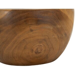 Vassoio Erusi Simple Teak Ø 15x9,5 cm Marrone Teak riciclato Fatto a mano