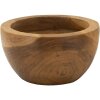 Vassoio Erusi Simple Teak Ø 15x9,5 cm Marrone Teak riciclato Fatto a mano