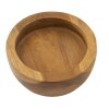 Vassoio Erusi Simple Teak Ø 15x9,5 cm Marrone Teak riciclato Fatto a mano