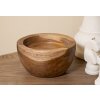 Vassoio Erusi Simple Teak Ø 15x9,5 cm Marrone Teak riciclato Fatto a mano