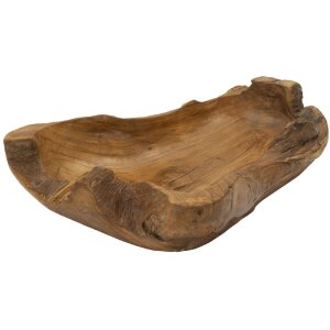 Mauro Ferretti ciotola decorativa Narro 40x29x10 cm marrone