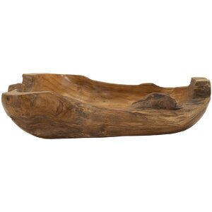 Mauro Ferretti ciotola decorativa Narro 40x29x10 cm marrone