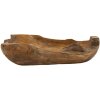 Mauro Ferretti ciotola decorativa Narro 40x29x10 cm marrone