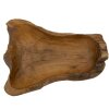 Mauro Ferretti ciotola decorativa Narro 40x29x10 cm marrone