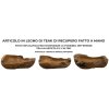 Mauro Ferretti ciotola decorativa Narro 40x29x10 cm marrone