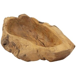 Mauro Ferretti ciotola decorativa Narro 31x21x8 cm marrone