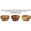 Mauro Ferretti Ciotola decorativa Butot Ø15x8 cm marrone