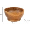Mauro Ferretti Ciotola decorativa Butot Ø15x8 cm marrone