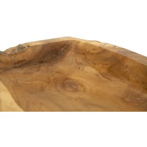 Mauro Ferretti Kutak ciotola decorativa 25x19x7 cm marrone