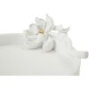 Mauro Ferretti Ciotola decorativa Magnolia 24x21x6 cm bianco