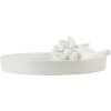 Mauro Ferretti Ciotola decorativa Magnolia 24x21x6 cm bianco