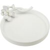Mauro Ferretti Ciotola decorativa Magnolia 24x21x6 cm bianco
