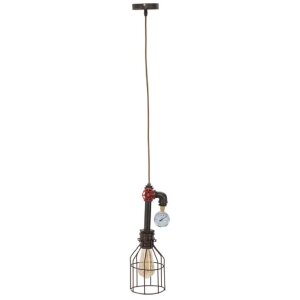 Mauro Ferretti lampada da soffitto Manhattan semplice Ø13x41 cm scuro