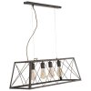 Mauro Ferretti lampada da soffitto industriale 78x30x26,5 cm scuro