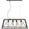 Mauro Ferretti lampada da soffitto industriale 78x30x26,5 cm scuro