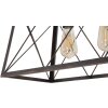 Mauro Ferretti lampada da soffitto industriale 78x30x26,5 cm scuro