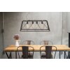 Mauro Ferretti lampada da soffitto industriale 78x30x26,5 cm scuro